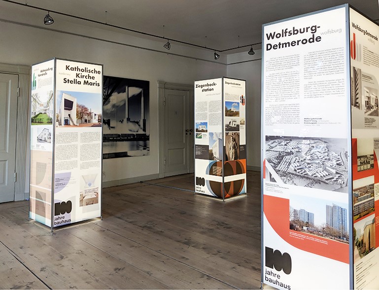Ausstellungsprojekt „100 Jahre Bauhaus“ im Laveshaus in Hannover - Veranstalter: Architektenkammer Niedersachsen - bis 10.2019 dort zu sehen: ©Michel Feith